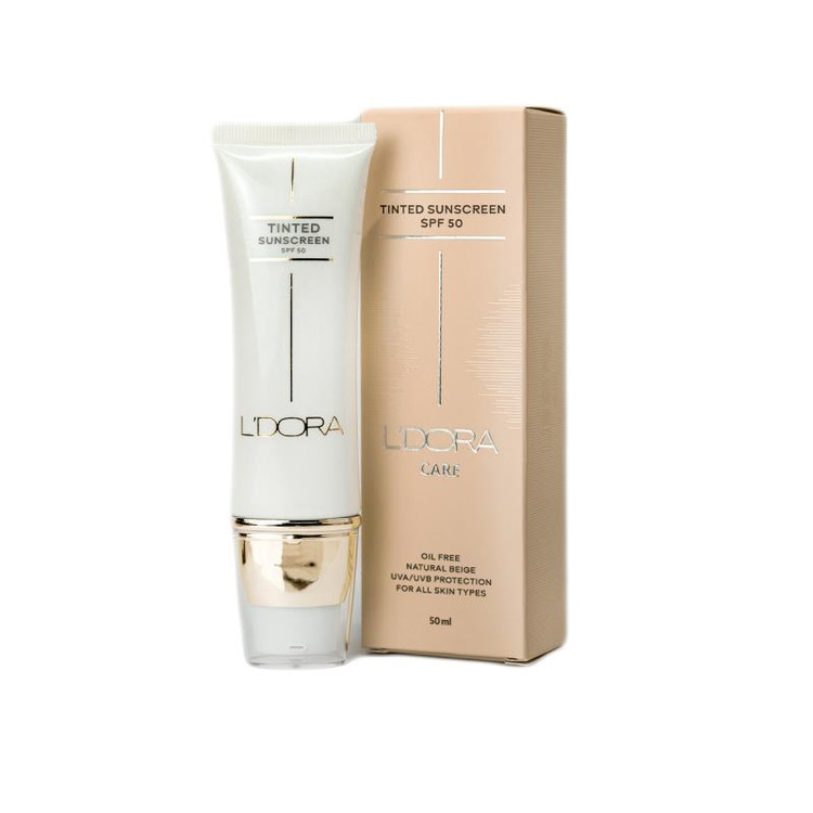 خرید ضد آفتاب رنگی لدورا SPF50 | ضد آب و فاقد چربی